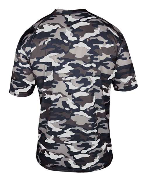 Badger Men's Camo T-Shirt 4181 - Navy