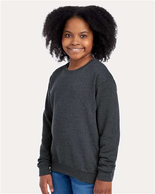 JERZEES Youth NuBlend® Crewneck Sweatshirt 562BR