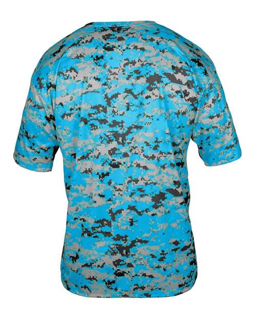 Badger Men's Digital Camo T-Shirt 4180 - Electric Blue Digital