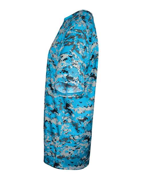 Badger Men's Digital Camo T-Shirt 4180 - Electric Blue Digital