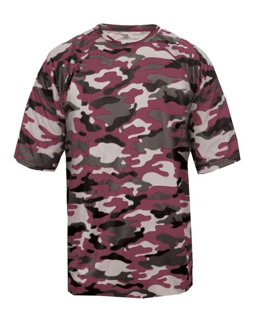 Badger Men's Camo T-Shirt 4181 - Maroon