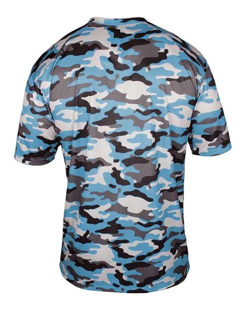 Badger Men's Camo T-Shirt 4181 - Columbia Blue