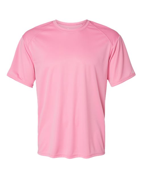 Badger Men's B-Core Sport Shoulders T-Shirt 4120 - Pink