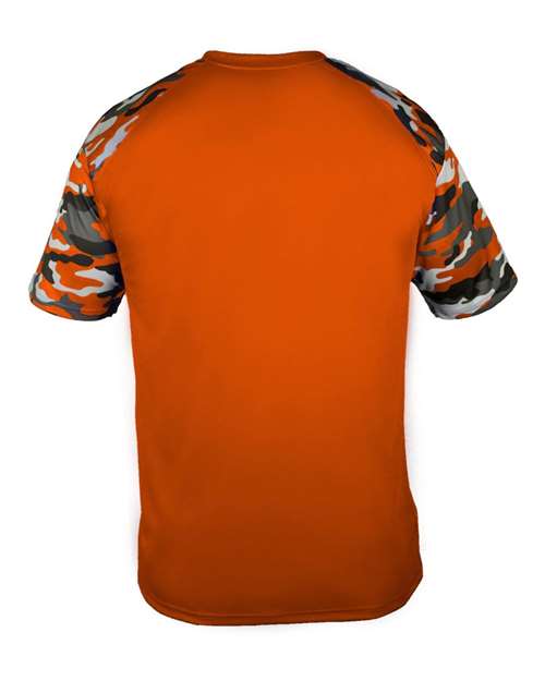 Badger Men's Camo Sport T-Shirt 4141 - Burnt Orange/ Burnt Orange Camo