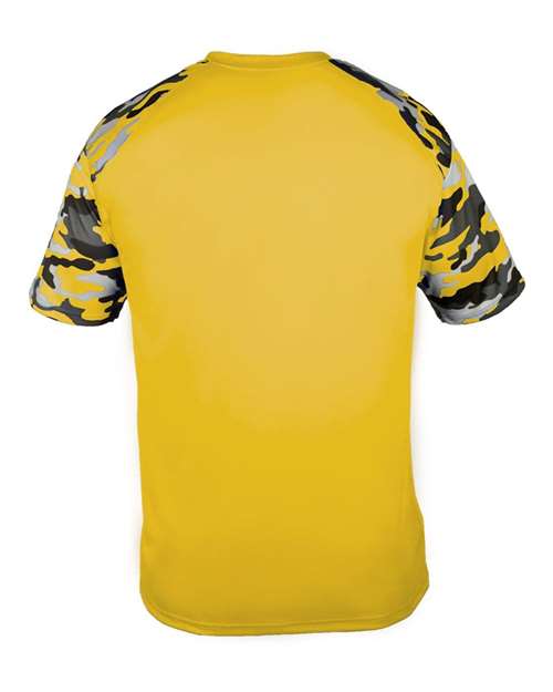 Badger Men's Camo Sport T-Shirt 4141 - Gold/ Gold Camo