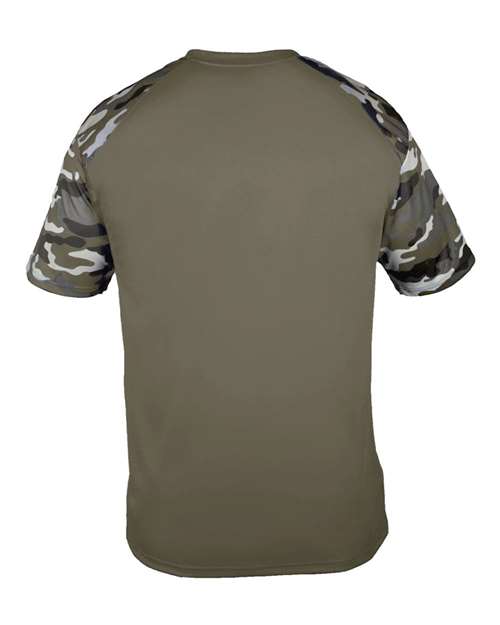 Badger Men's Camo Sport T-Shirt 4141 - OD Green/ OD Green Camo