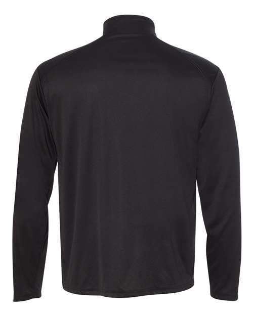 Badger Men's B-Core Quarter-Zip Pullover 4102 - Black/ Graphite
