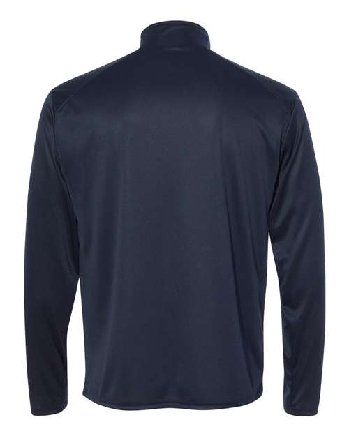 Badger Men's B-Core Quarter-Zip Pullover 4102 - Navy/ Graphite