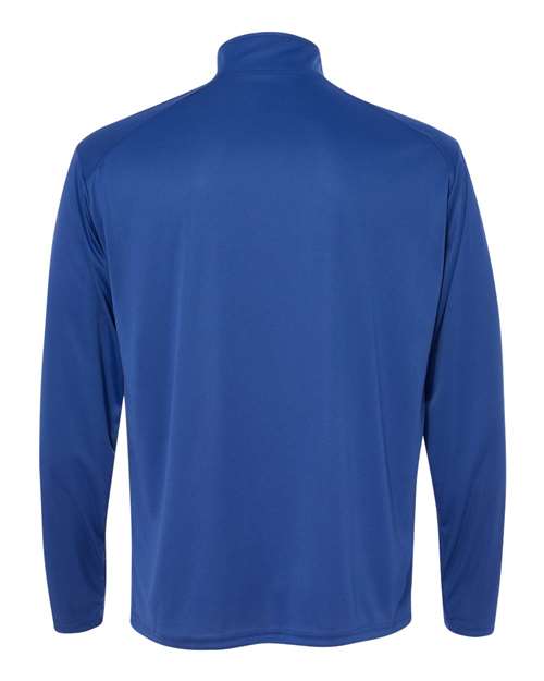Badger Men's B-Core Quarter-Zip Pullover 4102 - Royal/ Graphite