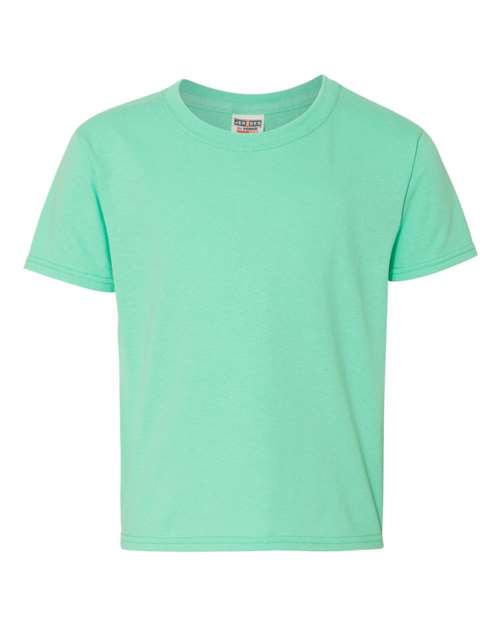 JERZEES Youth Dri-Power® 50/50 T-Shirt 29BR - Cool Mint