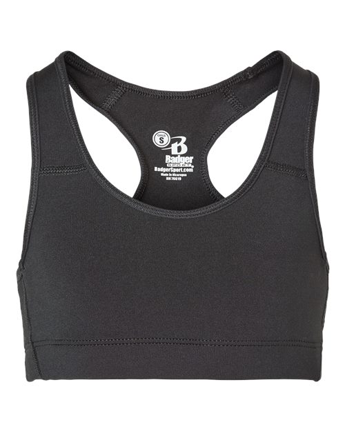 Badger Girls' B-Sport Bra Top 2636
