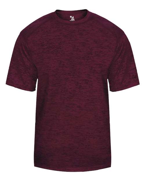 Badger Men's Tonal Blend T-Shirt 4171 - Maroon Tonal Blend