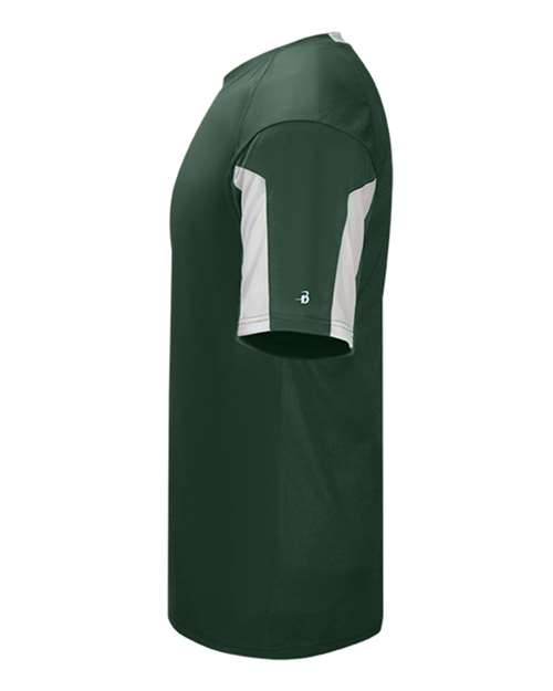 Badger Men's Striker T-Shirt 4176 - Forest/ White