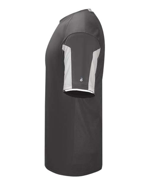 Badger Men's Striker T-Shirt 4176 - Graphite/ White