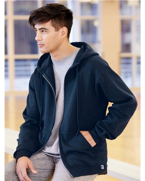 Russell Athletic Unisex Dri Power® Full-Zip Hooded Sweatshirt 697HBM