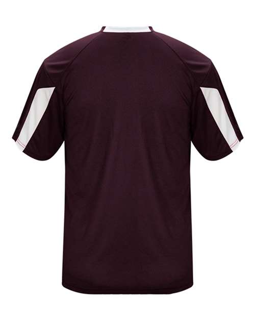 Badger Men's Striker T-Shirt 4176 - Maroon/ White