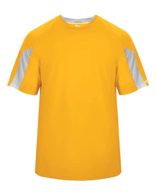Badger Men's Striker T-Shirt 4176 - Gold/ White