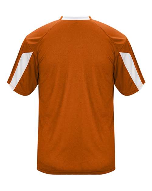 Badger Men's Striker T-Shirt 4176 - Burnt Orange/ White
