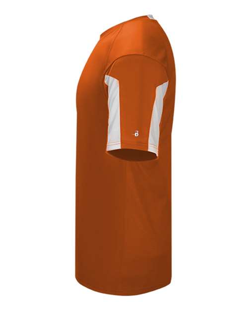 Badger Men's Striker T-Shirt 4176 - Burnt Orange/ White