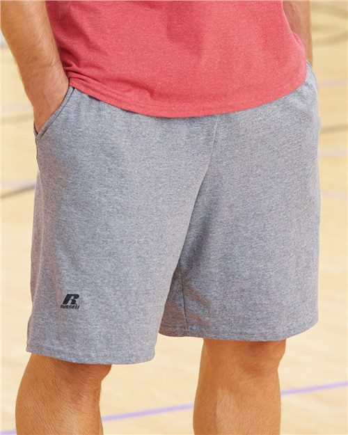 Russell Athletic Men's Cotton Classic Jersey Shorts with Pockets 25843M