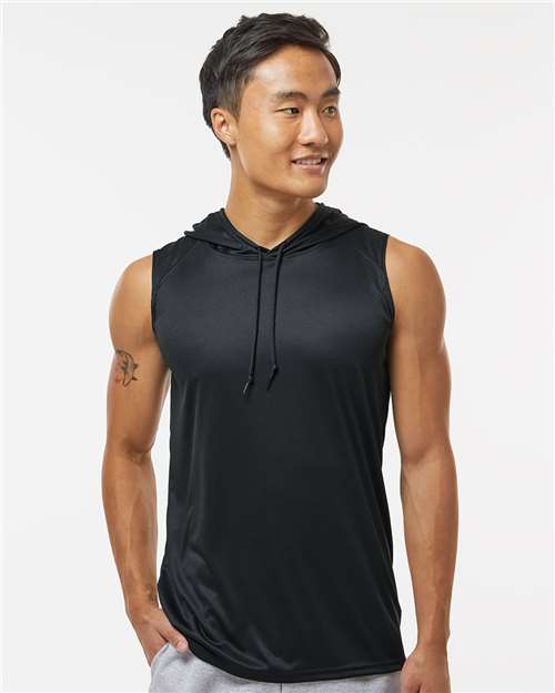 Badger Men's B-Core Sleeveless Hooded T-Shirt 4108