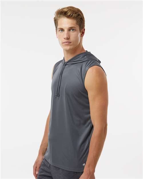 Badger Men's B-Core Sleeveless Hooded T-Shirt 4108
