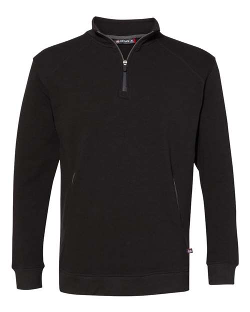 Badger Men's FitFlex French Terry Quarter-Zip Pullover 1060