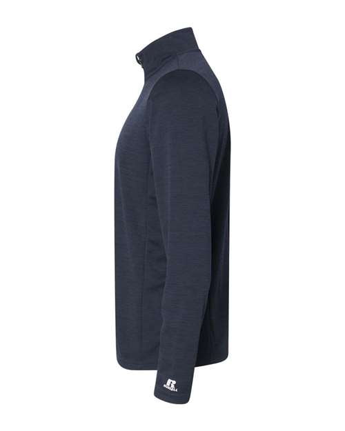 Russell Athletic Men's Striated Quarter-Zip Pullover QZ7EAM