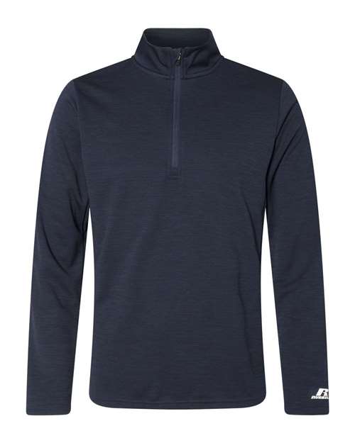 Russell Athletic Men's Striated Quarter-Zip Pullover QZ7EAM