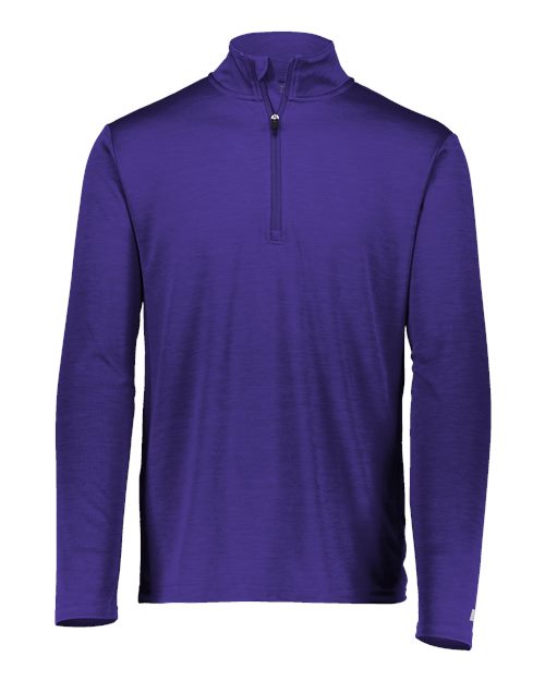 Russell Athletic Men's Striated Quarter-Zip Pullover QZ7EAM