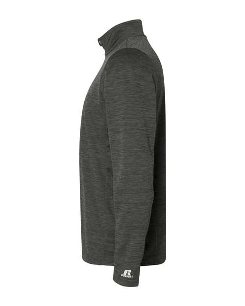 Russell Athletic Men's Striated Quarter-Zip Pullover QZ7EAM