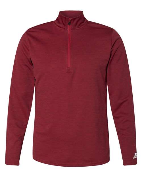 Russell Athletic Men's Striated Quarter-Zip Pullover QZ7EAM