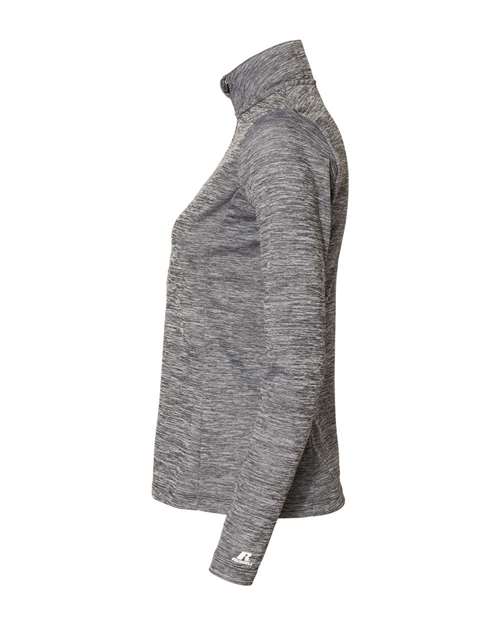 Russell Athletic Women's Striated Quarter-Zip Pullover QZ7EAX