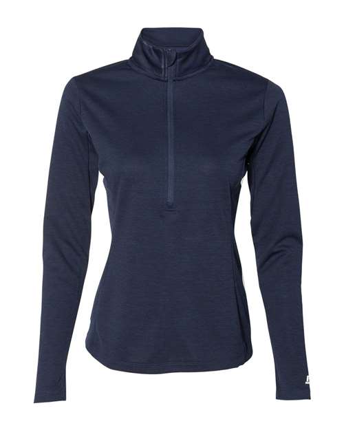 Russell Athletic Women's Striated Quarter-Zip Pullover QZ7EAX