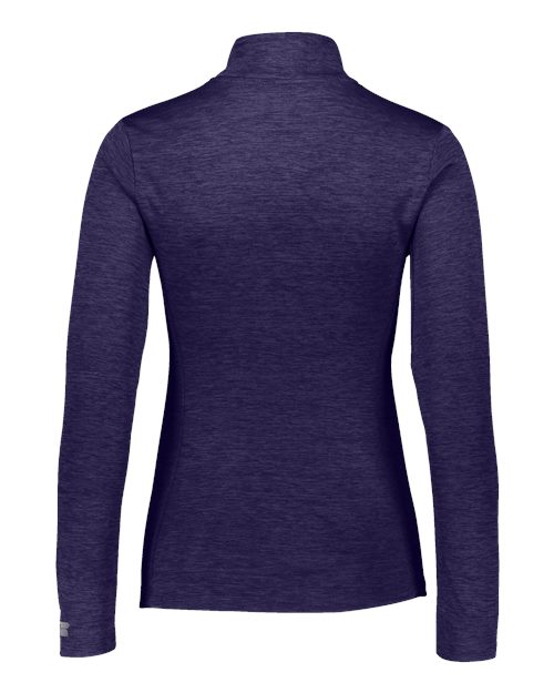 Russell Athletic Women's Striated Quarter-Zip Pullover QZ7EAX