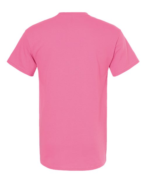 M&O Men's Gold Soft Touch T-Shirt 4800 - Azalea