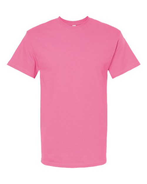 M&O Men's Gold Soft Touch T-Shirt 4800 - Azalea