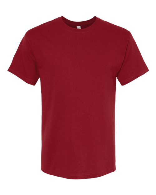 M&O Men's Gold Soft Touch T-Shirt 4800 - Cardinal Red