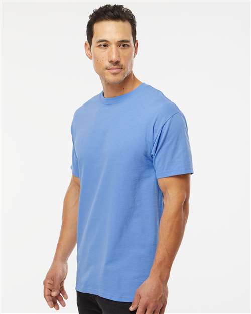 M&O Men's Gold Soft Touch T-Shirt 4800 - Carolina Blue