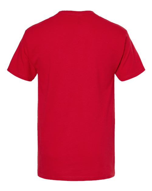 M&O Men's Gold Soft Touch T-Shirt 4800 - Deep Red