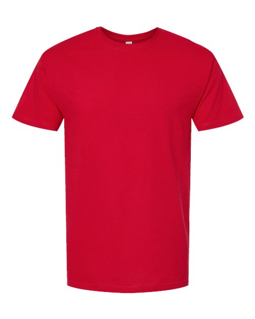 M&O Men's Gold Soft Touch T-Shirt 4800 - Deep Red