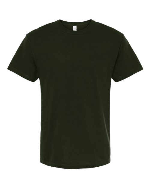 M&O Men's Gold Soft Touch T-Shirt 4800 - Forest Green