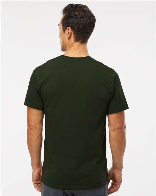 M&O Men's Gold Soft Touch T-Shirt 4800 - Forest Green