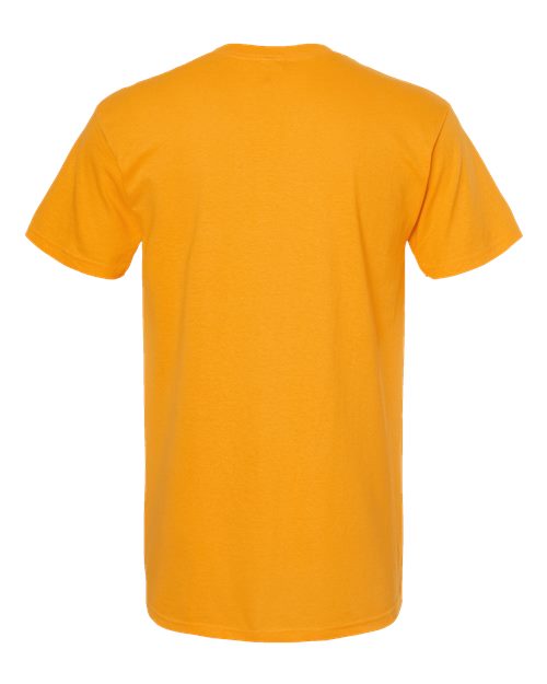 M&O Men's Gold Soft Touch T-Shirt 4800 - Gold