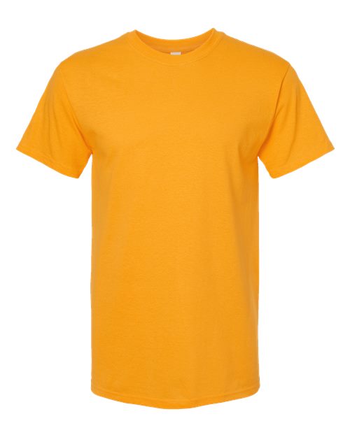 M&O Men's Gold Soft Touch T-Shirt 4800 - Gold