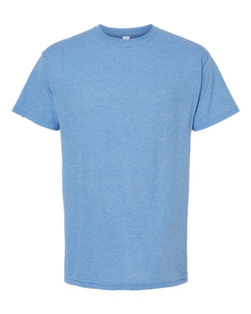 M&O Men's Gold Soft Touch T-Shirt 4800 - Light Blue Heather