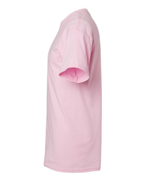 M&O Men's Gold Soft Touch T-Shirt 4800 - Light Pink