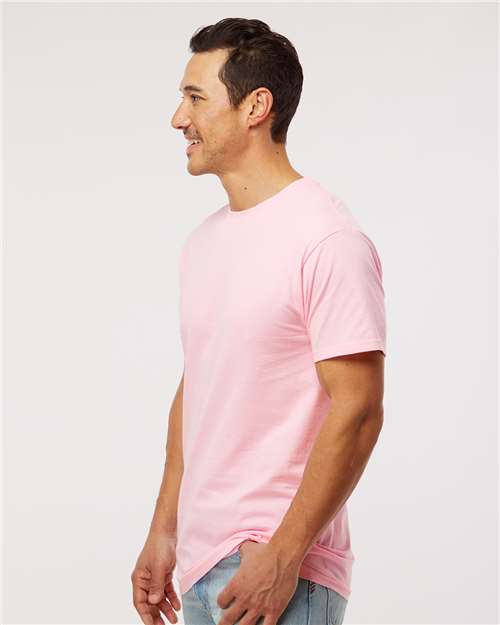 M&O Men's Gold Soft Touch T-Shirt 4800 - Light Pink