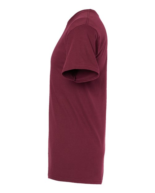 M&O Men's Gold Soft Touch T-Shirt 4800 - Maroon