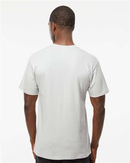 M&O Men's Gold Soft Touch T-Shirt 4800 - Platinum